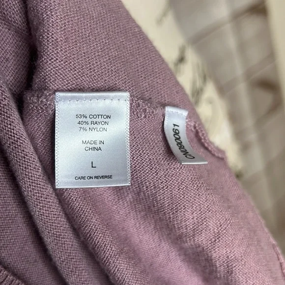 7th Avenue New York & Company Lavender 3/4 Sleeve Top - Picture 9 of 9